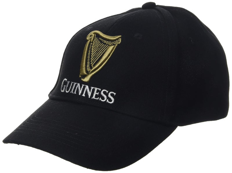 Guinness Men's BLK SIG EMB B/Ball Cap Baseball, Black (Black Black), One Size, Black (Black Black), osz - Image 1